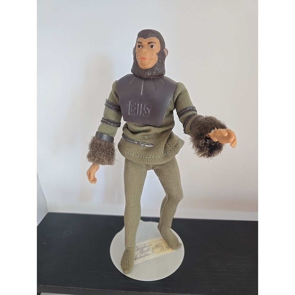 Vintage Mego‎ Planet of the Apes Cornelius All Original Action Figure W/ Stand